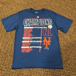 🌺 Mets 2015 National League Championship Commemorative Tshirt Sz M